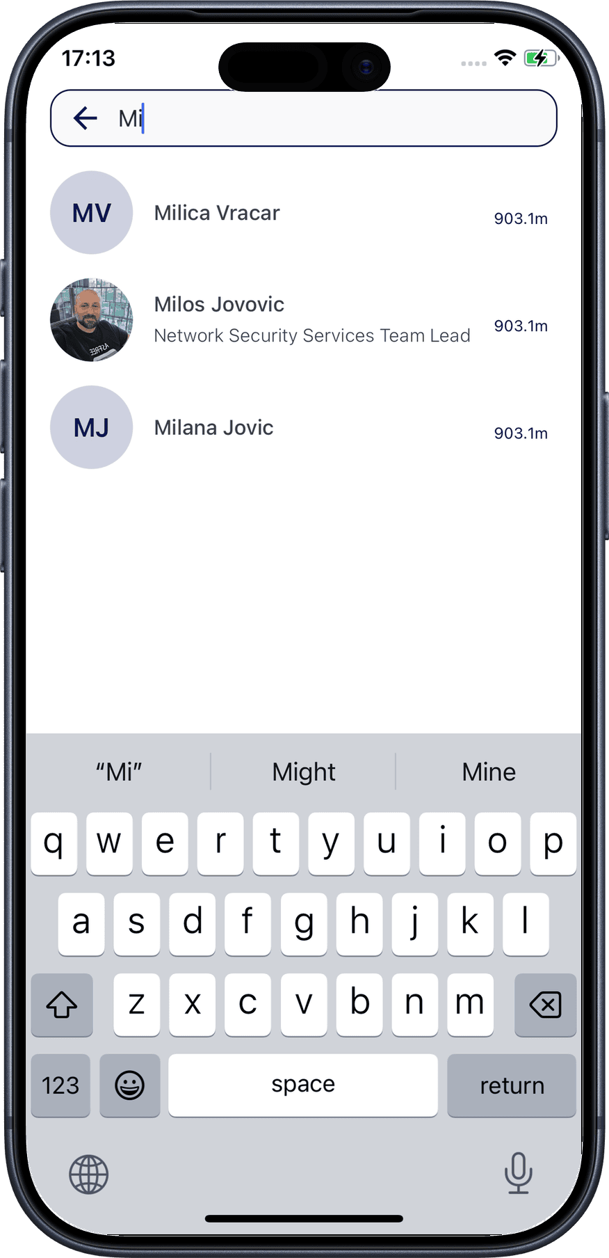 Cluster search results